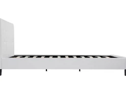 Habitat Et Jardin Lit double en pvc "Julia" - 140 x 190 cm - Blanc* Lit Double