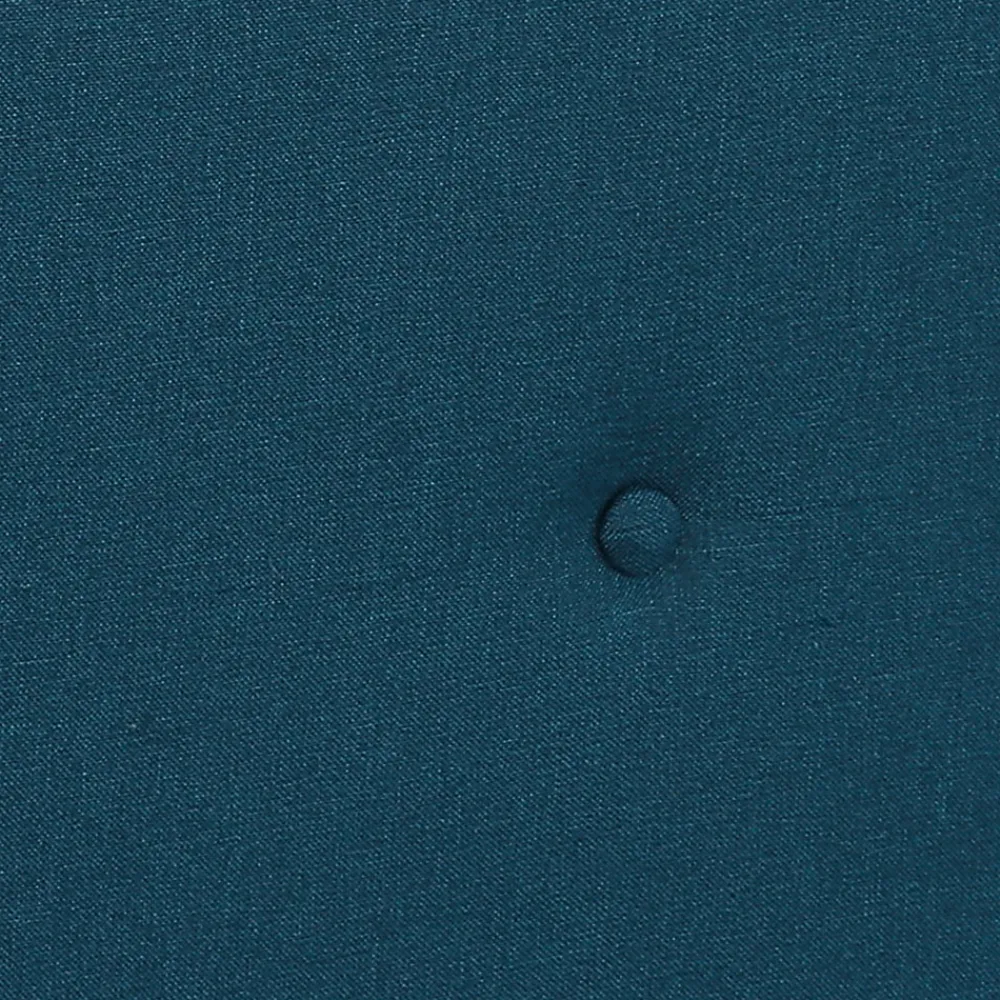 Lit double scandinave OSLO avec tête de lit et sommier 140 x 190 cm tissu bleu canard>IDMarket Clearance