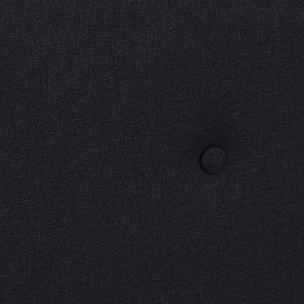 Lit double scandinave OSLO avec tête de lit et sommier 160 x 200 cm tissu noir>IDMarket Discount