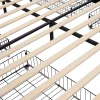 Fortuna lai Lit double 160x200 cm rembourré, tête LED, 4 tiroirs, USB, lin beige, sans matelas* Lit Coffre