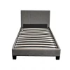 Lit DUBLIN 90x190 + 1 sommier / Gris foncé>Weber Industries Hot