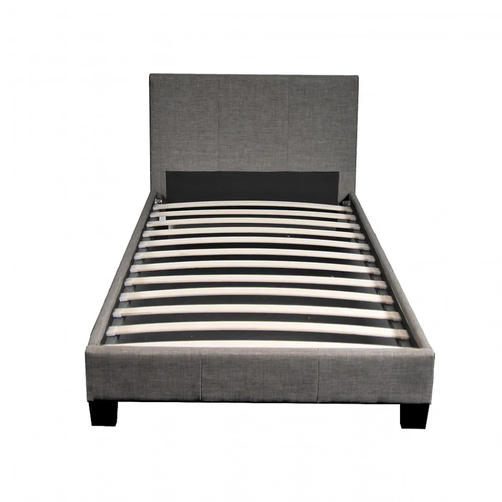 Lit DUBLIN 90x190 + 1 sommier / Gris foncé>Weber Industries Hot