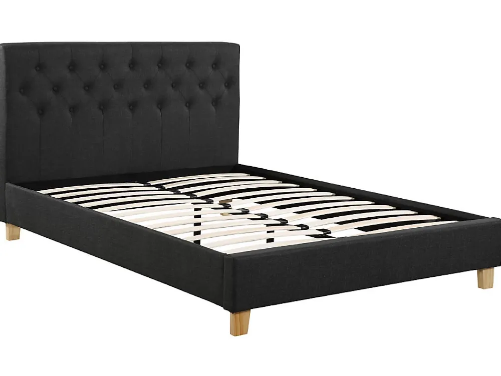 Habitat Et Jardin Lit "Emmy" 160 x 200 cm Gris foncé* Lit Coffre