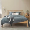 Lit en bois massif 160 cm avec sommier>Berah Getah Hot