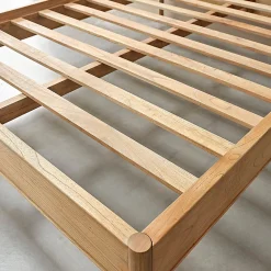 Lit en bois massif 160 cm avec sommier><noscript><img width=