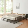Lit en métal Trerunta acier 160 x 200 cm noir en.casa>[En.Casa] Clearance