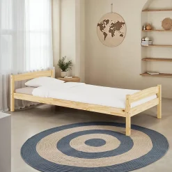 Idimex Lit en pin BORIS, 90 x 200 cm, vernis naturel* Lit Simple