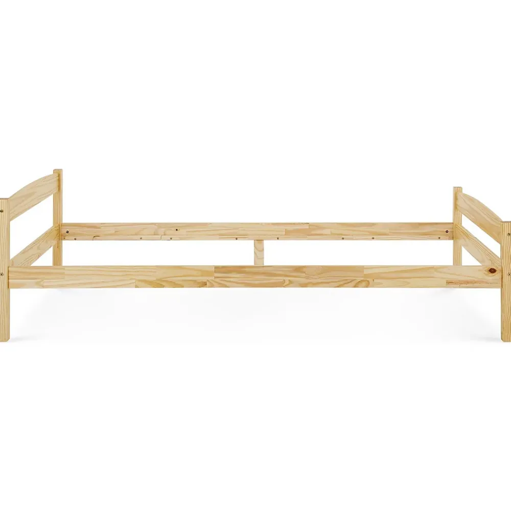 Idimex Lit en pin BORIS, 90 x 200 cm, vernis naturel* Lit Simple