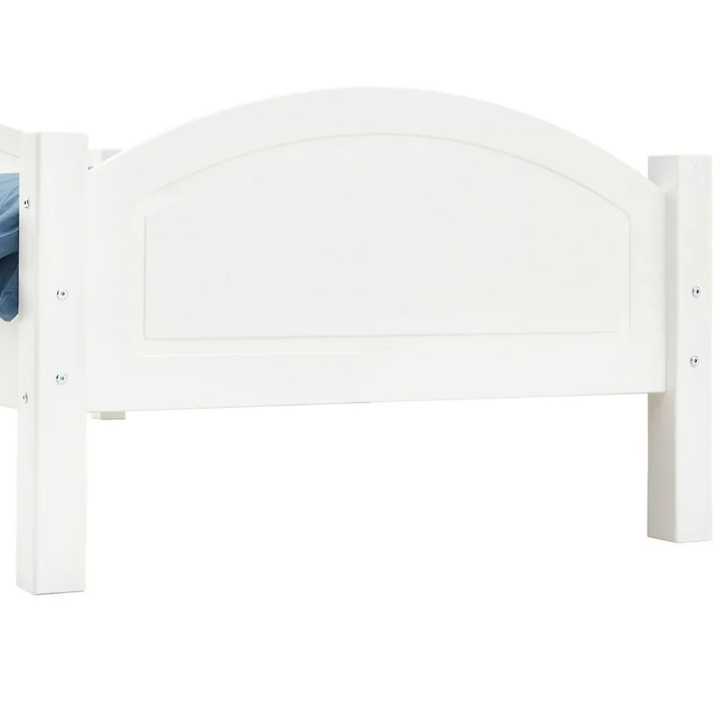 Lit en pin FLIMS, 90 x 200 cm, lasuré blanc>Idimex