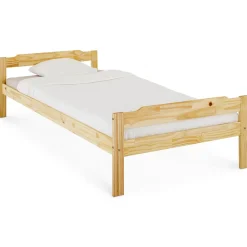 Lit en pin MORITZ, 90 x 200 cm, vernis naturel><noscript><img width=
