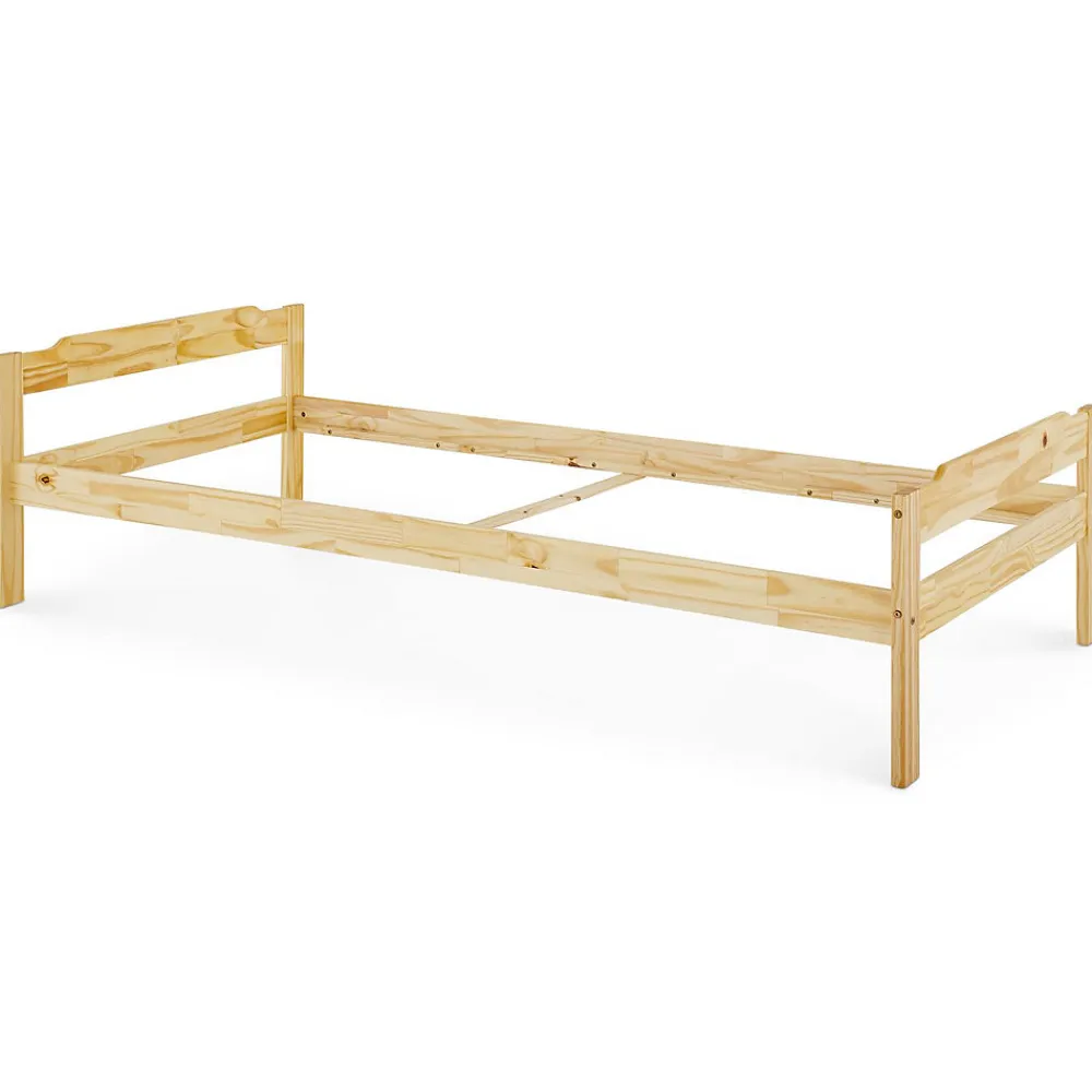 Lit en pin MORITZ, 90 x 200 cm, vernis naturel>Idimex Online