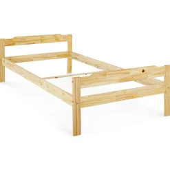 Lit en pin MORITZ, 90 x 200 cm, vernis naturel><noscript><img width=