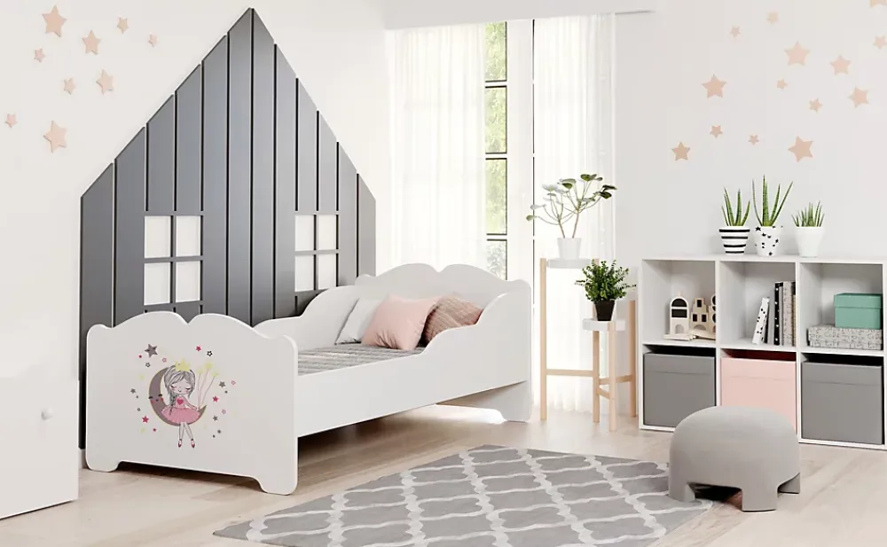 Kobi Lit enfant ANNA avec matelas 160x80 Princesse endormie*Enfant Lit Enfant
