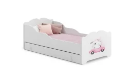 Kobi Lit enfant ANNA avec tiroir 160x80 Cat* Ensemble Sommier Et Matelas