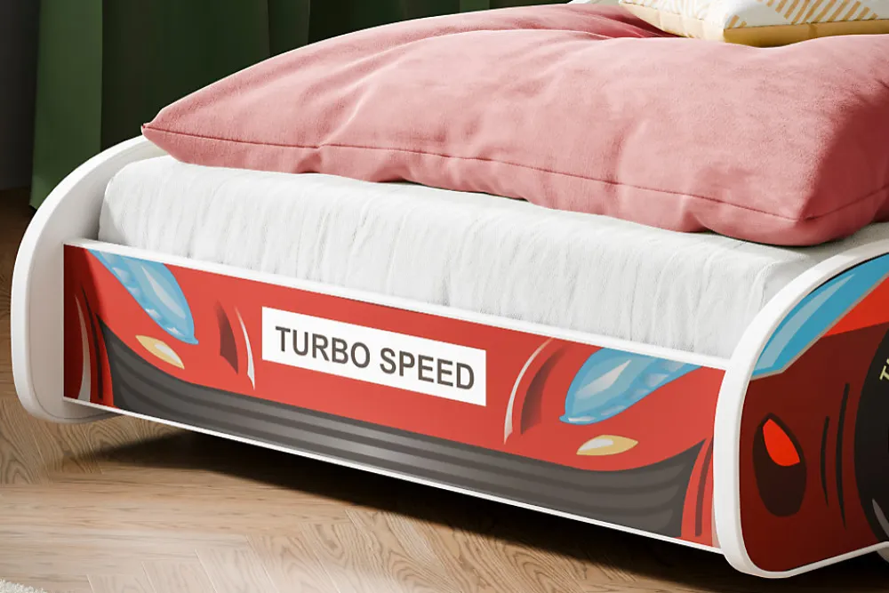 Lit enfant auto 4x4 140x70 multicolour>Kobi Discount