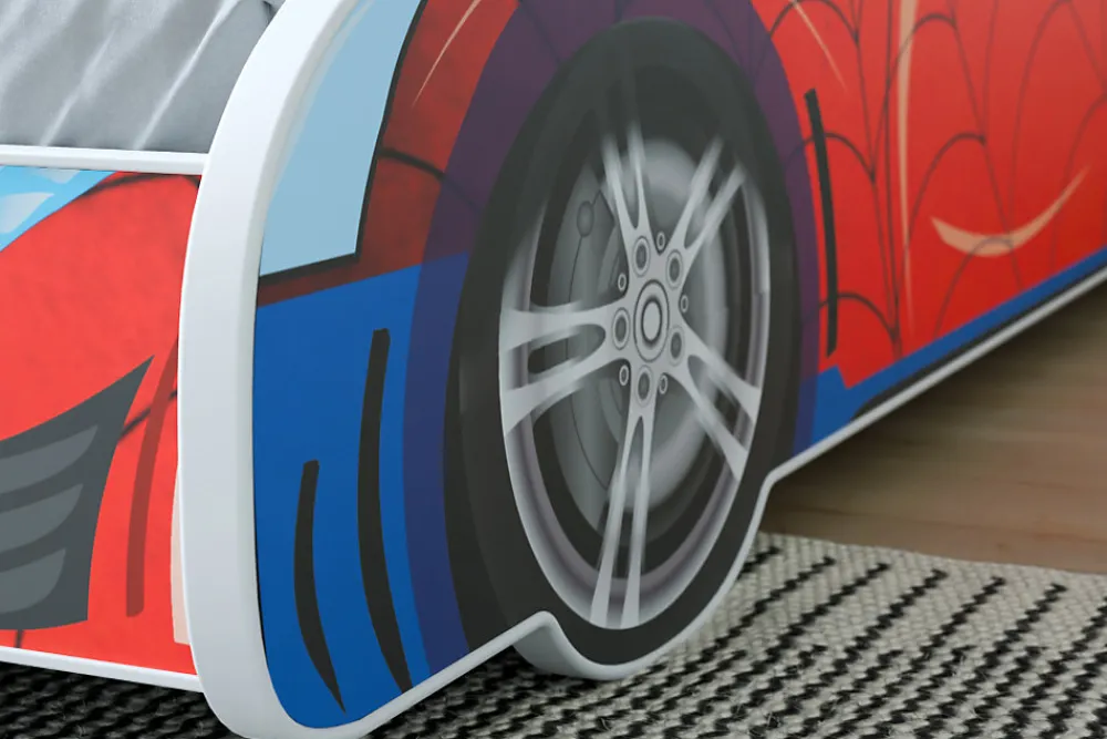 Lit enfant Car Spider 140x70 avec matelas>Kobi Online