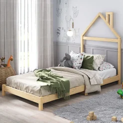 Lit enfant LIZ 90 x 190 cm en pin massif - Coloris naturel>Idimex Sale