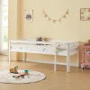 Lit enfant Siikalatva bois de pin 90 x 200 cm blanc en.casa>[En.Casa] Online