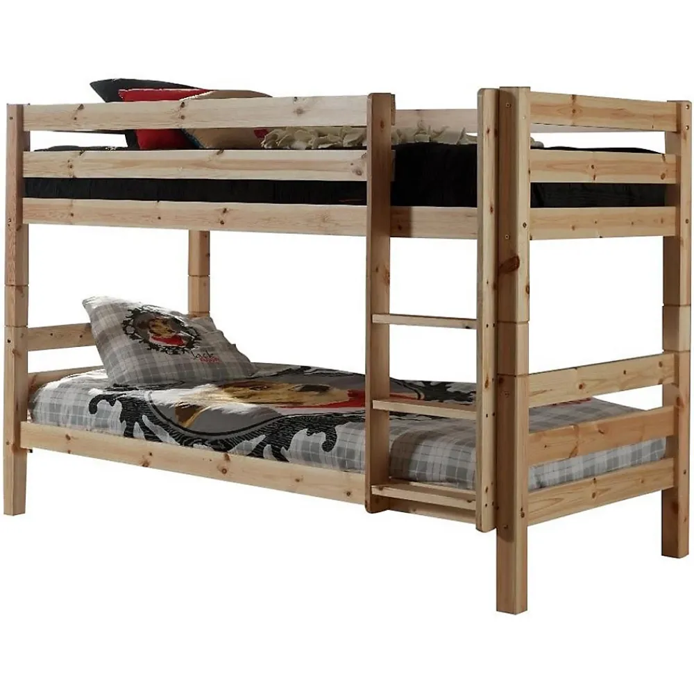 Paris Prix Lit Enfant Superposé & Tiroir de Lit "Pino" 90x190cm Naturel*Enfant Lit Enfant