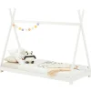 Lit enfant tipi ELIN, 90 x 190 cm en pin massif lasuré blanc>Idimex New