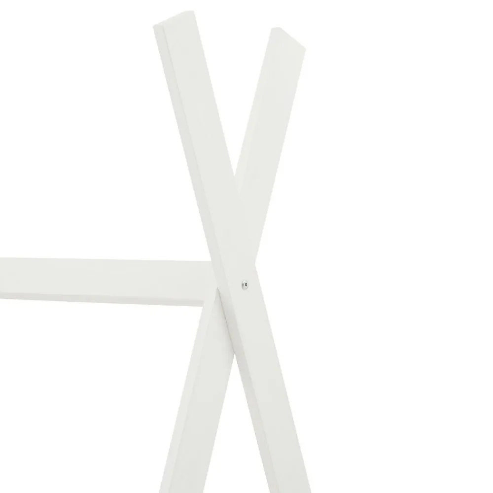 Lit enfant tipi ELIN, 90 x 190 cm en pin massif lasuré blanc>Idimex New