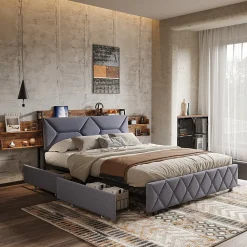 Lit Ergonomique, 140x200, Avec Rangement>Fortuna lai Outlet