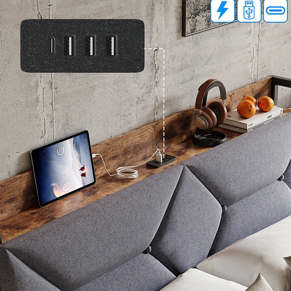 Lit Ergonomique, 140x200, Avec Rangement>Fortuna lai Outlet