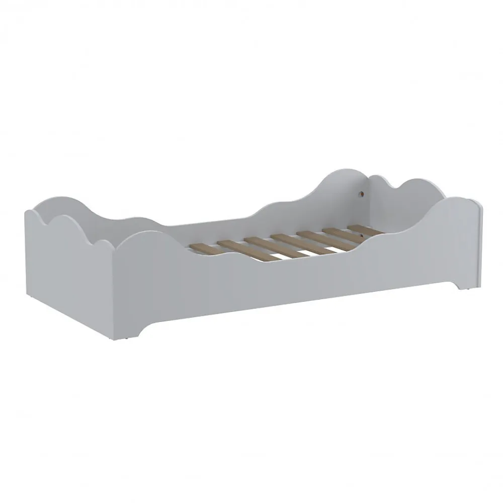 Weber Industries Lit FLOCON 90x190 cm + sommier /Blanc* Lit Simple