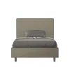 Lit Focus avec sommier rembourré 120x210 simili cuir cappuccino>Ityhome Online