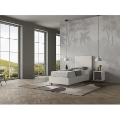 Lit Focus en simili cuir blanc sans sommier rembourré 80x210><noscript><img width=