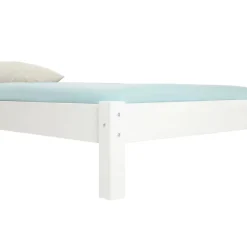 Idimex Lit futon TAIFUN, 90 x 190 cm, en pin massif lasuré blanc* Lit Simple