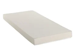 Vente-unique Lit gigogne 2 x 90 x 190 cm - Coloris : Naturel et blanc + matelas + sommier - SONIA*Enfant Lit Enfant