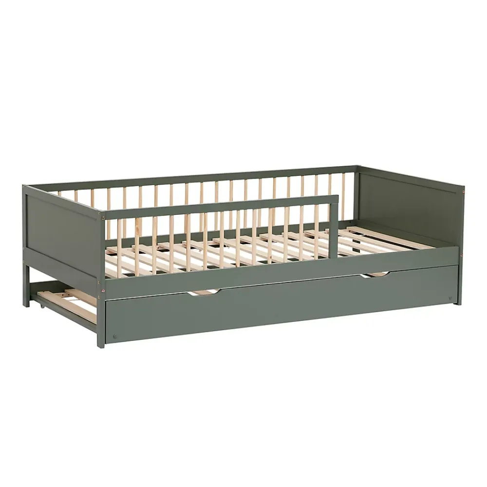 Happy Garden Lit gigogne pour enfant 190x90cm vert ADAM -* Lit Gigogne