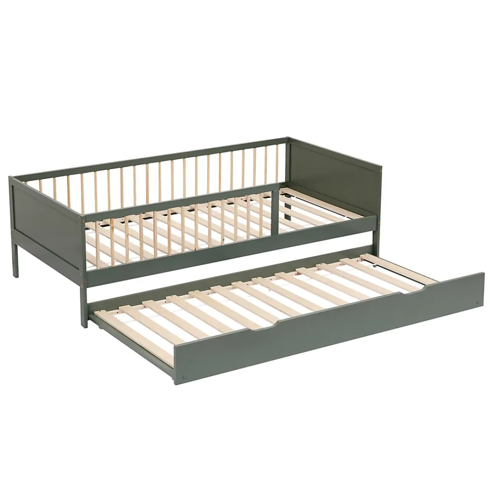 Happy Garden Lit gigogne pour enfant 190x90cm vert ADAM -* Lit Gigogne