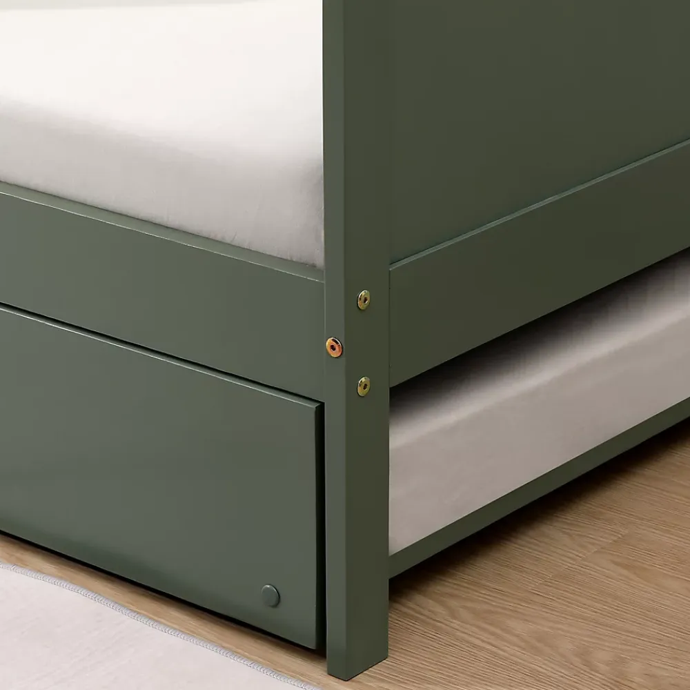 Happy Garden Lit gigogne pour enfant 190x90cm vert ADAM -* Lit Gigogne