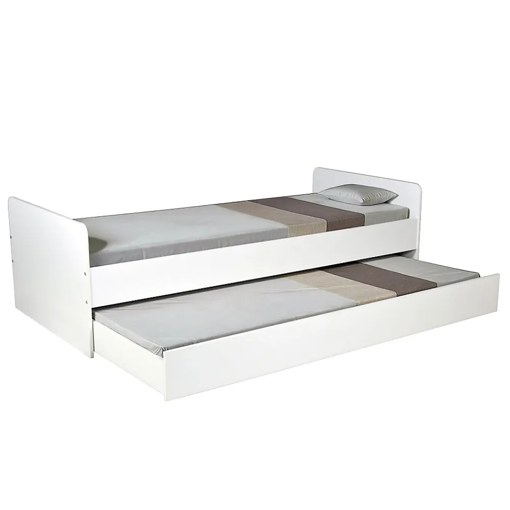 Weber Industries Lit gigogne 90x200 cm BALI / Blanc* Lit Gigogne