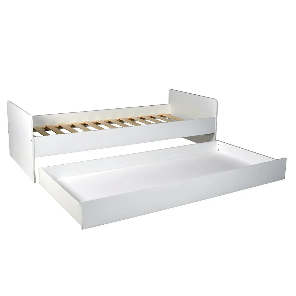 Weber Industries Lit gigogne 90x200 cm BALI / Blanc* Lit Gigogne