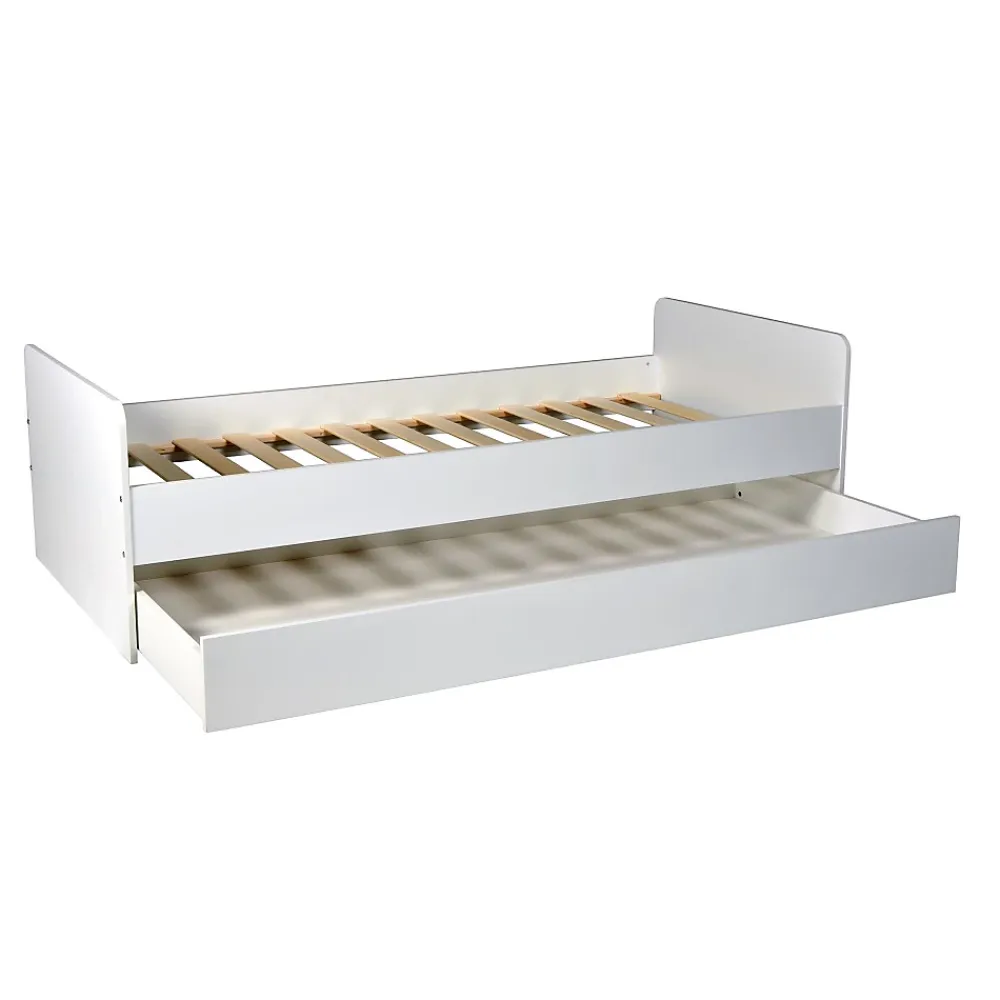 Weber Industries Lit gigogne 90x200 cm BALI / Blanc* Lit Gigogne