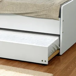 Bb Loisir Lit gigogne 90x200cm blanc SWITY Blanc inclus sommier et 1 tiroir lit* Lit Gigogne