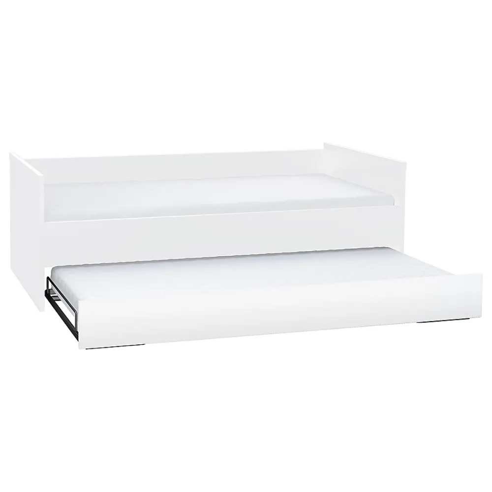 Petits-Meubles Lit gigogne 90x200cm sommier inclus Vox Young User Blanc* Lit Gigogne