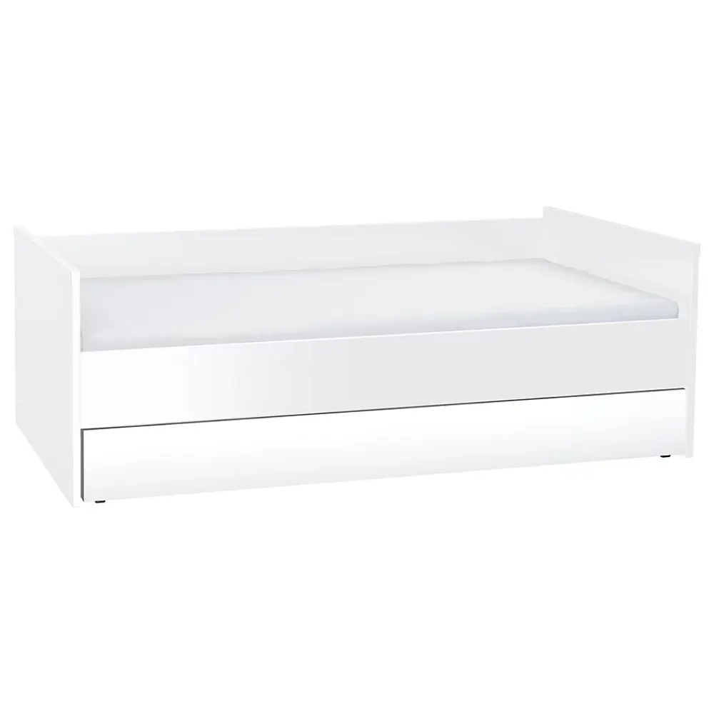 Petits-Meubles Lit gigogne 90x200cm sommier inclus Vox Young User Blanc* Lit Gigogne