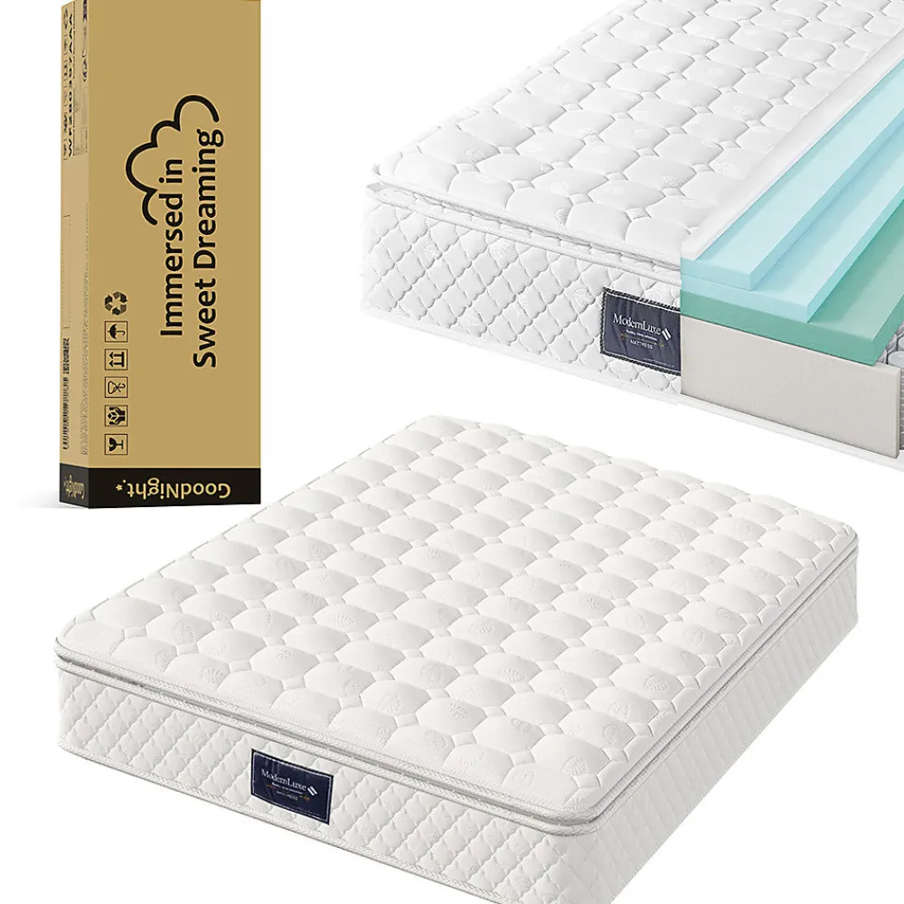 Lit hydraulique 140x200cm, lit double, espace de rangement en tête de lit avec port usb et type c, lin, gris, avec matelas>Gutent Online