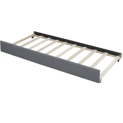 Fortuna lai Lit individuel, 90x200cm, avec roulettes, Gris*Enfant Lit Enfant