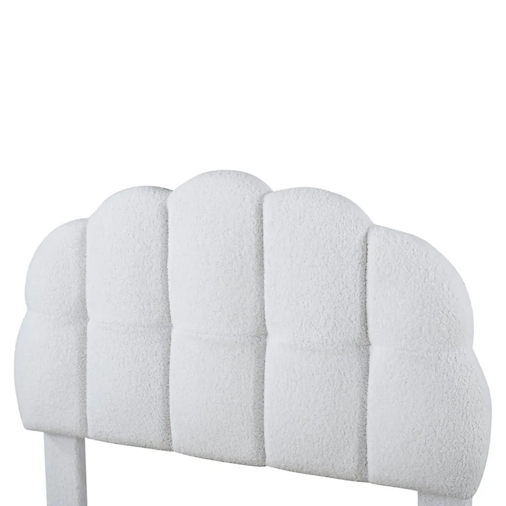 Lit individuel 90x200cm, en laine polaire, Beige>Generique Outlet