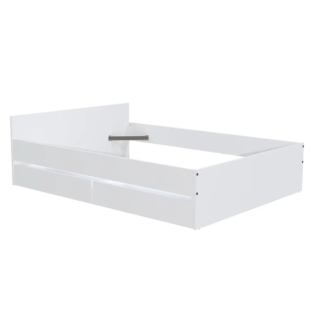 Lit KAPPA 140x190 cm + 2 tiroirs / Blanc>Weber Industries Hot