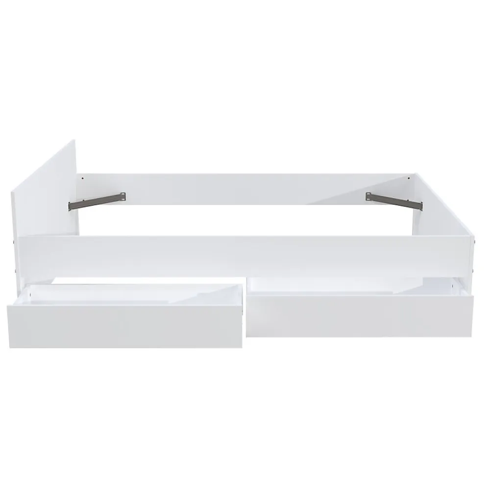 Lit KAPPA 140x190 cm + 2 tiroirs / Blanc>Weber Industries Hot