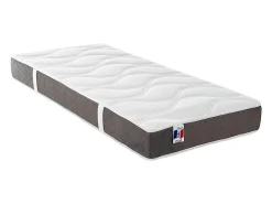 Lit électrique de relaxation tout plots + matelas 100% latex 3 zones - 2 x 70 x 190 cm - Noir - JUPITER de YSMÉE><noscript><img width=