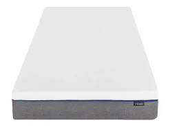 Vente-unique Lit électrique de relaxation tout plots + matelas mémoire de forme - 2 x 80 x 200 cm - Noir - HESIODE III de YSMÉE* Lit Double