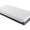 Vente-unique Lit électrique de relaxation tout plots + matelas mémoire de forme - 2 x 80 x 200 cm - Chêne - HESIODE III de YSMÉE* Lit Double