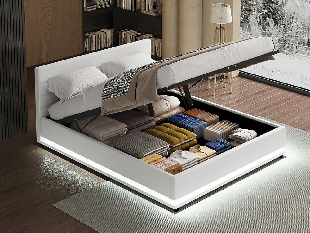 Lit LED avec coffre "Anastasia">Habitat Et Jardin Best